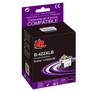 UPrint Cartouche compatible Brother LC422XL (Noir)