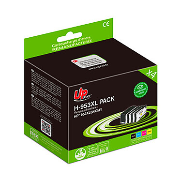 UPrint H-953XLY Pack de 4 Cartouches compatibles HP 953XL (CMJN)