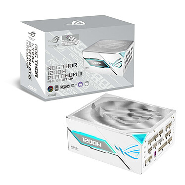 ASUS ROG Thor 1200W Platinum III - ROG Equalizer (Blanc)