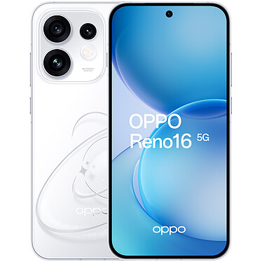 OPPO Reno16 5G Blanc Pop (8 Go / 512 Go)