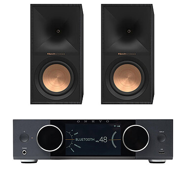 Onkyo Muse Y-40 Noir + Klipsch R-60M Noir