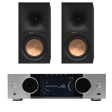 Onkyo Muse Y-40 Argent + Klipsch R-60M