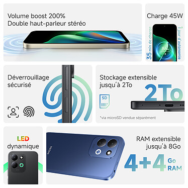 Acheter Xiaomi Redmi 17 4G Bleu (4 Go / 128 Go)