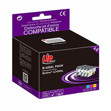 UPrint Pack de 4 cartouches compatibles Brother LC426XL