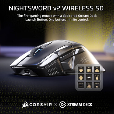 Acheter Corsair Gaming Nightsword v2 SD Stream Deck