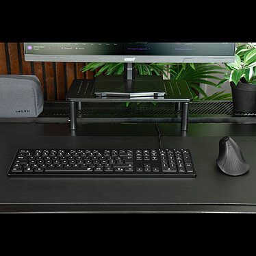 INOVU AW10B (AZERTY, Français) - Noir pas cher