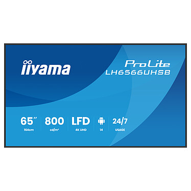 iiyama 65" LED - ProLite LH6566UHSB-B1AG