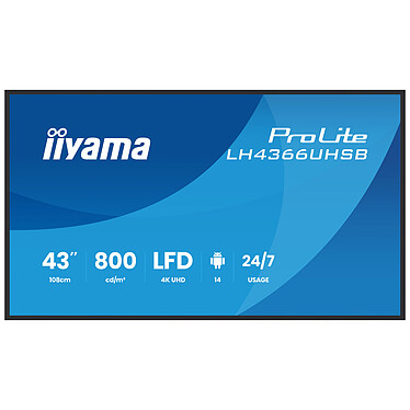 iiyama 43" LED - ProLite LH4366UHSB-B1AG