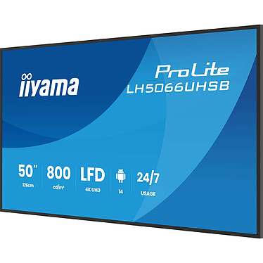 Avis iiyama 55" LED - ProLite LH5066UHSB-B1AG
