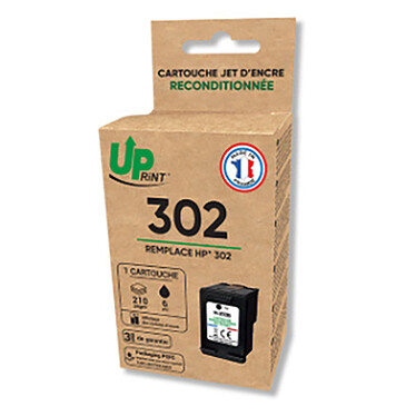 UPrint Cartouche compatible HP 302 (Noir)