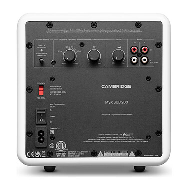 Cambridge Audio MSX Sub 200 Blanc pas cher