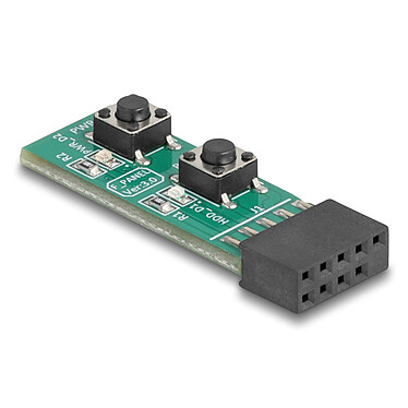 DeLock Interrupteur compact avec boutons Power/Reset