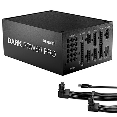 be quiet! Dark Power Pro 14 IO 1300W Cybenetics Titanium pas cher