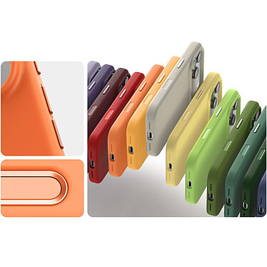 Avis Elago Coque en silicone pour iPhone 17/18 Pro Orange