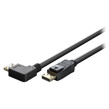 Goobay Câble DisplayPort 2.0/2.1 incliné (1m)