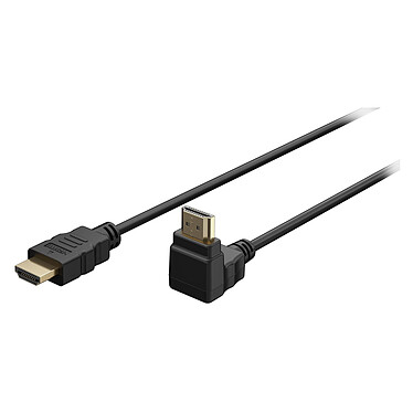 Goobay Câble HDMI Haute Vitesse 90° (5m)
