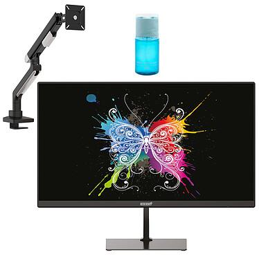 INOVU 23.8" LED - MB24 V3 + INOVU PREMIUM MOUNT LT10 Noir +  INOVU Kit de nettoyage KN200 PRO