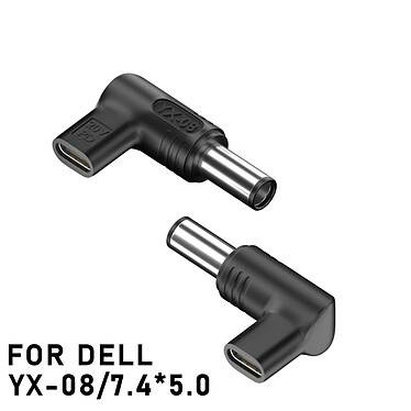 Avis INOVU Adaptateur de charge USB-C avec câble 100W - Jack 7.4 x 5.0mm