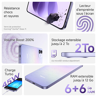 Acheter Xiaomi Redmi Note 17 5G Violet (6 Go / 128 Go)