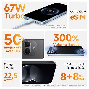 Acheter Xiaomi Redmi Note 17 Pro 5G Noir (6 Go / 256 Go)