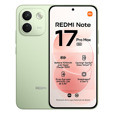 Xiaomi Redmi Note 17 Pro Max 5G Vert (8 Go / 256 Go)