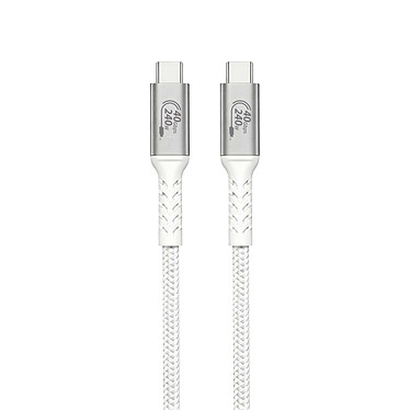 INOVU Câble USB-C vers USB-C - USB4 - 40 Gbps - PD 240W (1.8 m)