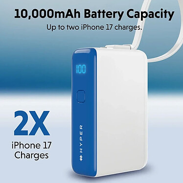 Acheter Hyper HyperJuice Flex 10K 30W Powerbank (Bleu)