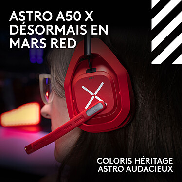 Avis Logitech G Astro A50 Lightspeed (Rouge)