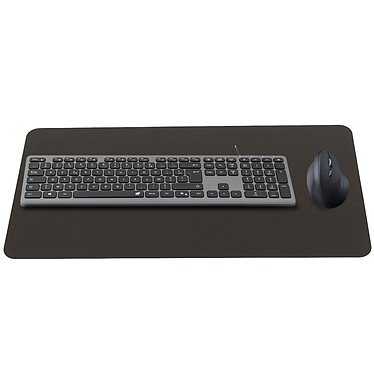 INOVU Pack clavier-souris AW10G (Gris/Noir) + INOVU EG200V (Noir) + Desk Mat (Noir)