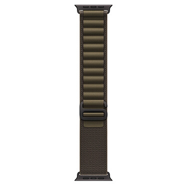 Apple Boucle Alpine Olive Sombre Finition Titane Noir 49 mm - L