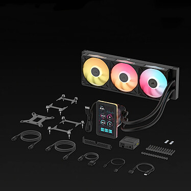 Corsair iCUE LINK TITAN II 360 RX LCD (Noir) pas cher
