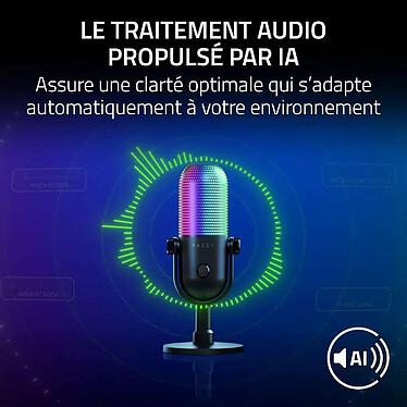 Avis Razer Seiren V3 Chroma 32-Bit DSP (Quartz)