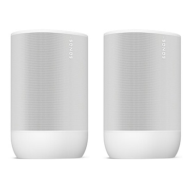 SONOS Pack de 2x Move 2 Blanc