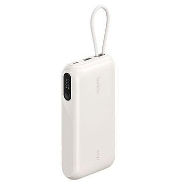 Avis Belkin UltraCharge Powerbank 20K avec Câble et Ecran Intégrés (Sable)