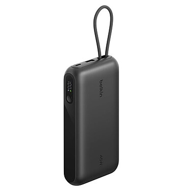 Avis Belkin UltraCharge Powerbank 20K avec Câble et Ecran Intégrés (Noir)