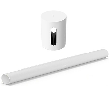 SONOS Arc Ultra Blanc + Sub Mini Blanc