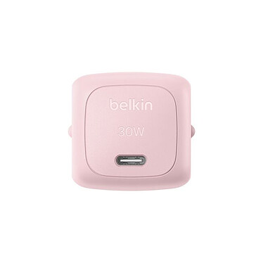 Belkin BoostCharge Chargeur Secteur USB-C Compact 30W (Rose) pas cher