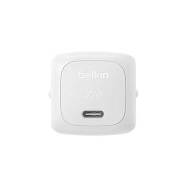 Belkin BoostCharge Chargeur Secteur USB-C Compact 30W (Blanc) pas cher