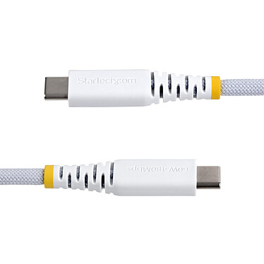 Avis StarTech.com Câble USB-C 60W Blanc - 2 m