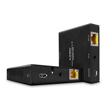 Lindy Extender HDMI 2.0 4K60 et IR Cat.6 50 m avec PoC et Loop Out