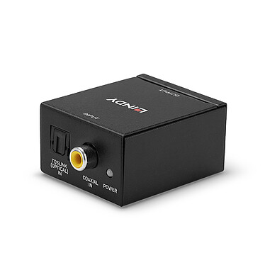 Lindy Convertisseur DAC TosLink (Optical) et Coaxial vers RCA pas cher