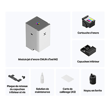 xTool M2 Module d'Impression jet d'encre CMJN pas cher