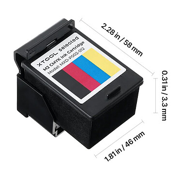 Avis xTool M2 Cartouche d'Encre CMJN