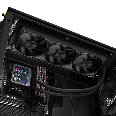 Corsair Nautilus II 360 RS LCD (Noir) pas cher