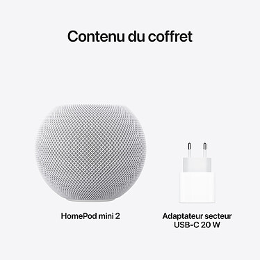 Apple HomePod mini 2 Blanc pas cher