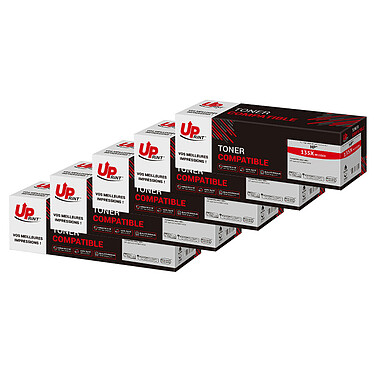 UPrint Pack de 5 toners compatibles HP 135X (W1350X) - Noir
