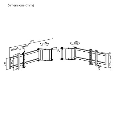 OPLITE R8 / S8 Triple Screen Upgrade Kit (Noir) pas cher