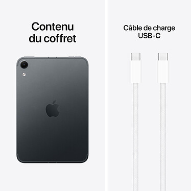 Apple iPad mini (2026) 256 Go Wi-Fi + Cellular Minuit (Nano Texture) pas cher