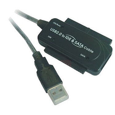 Adaptateur USB 2.0 Vers IDE + SATA