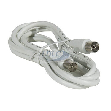 Coaxial cable male/female for TV antenna (5 meters)
